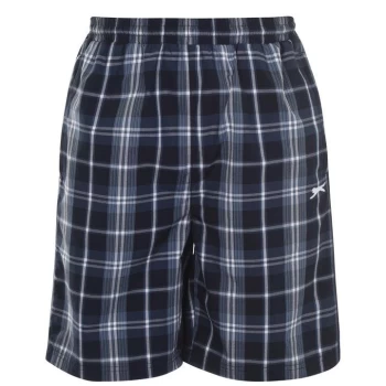 Image of Slazenger Graphic Shorts Mens - Navy