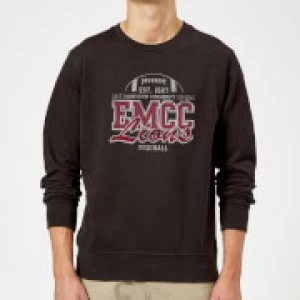 Image of East Mississippi Community College Lions Distressed Sweatshirt - Black - M