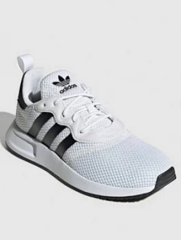 Image of adidas Originals X_PLR Junior Trainers - White/Black, Size 4