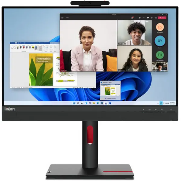 Image of Lenovo ThinkCentre Tiny-In-One 23.8" 12NBGAT1UK Full HD Touch Screen LED Monitor