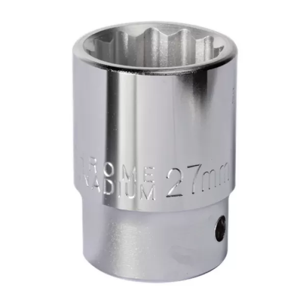 Image of Genuine SEALEY S34/27 WallDrive® Socket 27mm 3/4Sq Drive