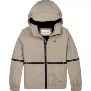 Image of Calvin Klein Jeans Mini Logo Tape Jacket - Beige