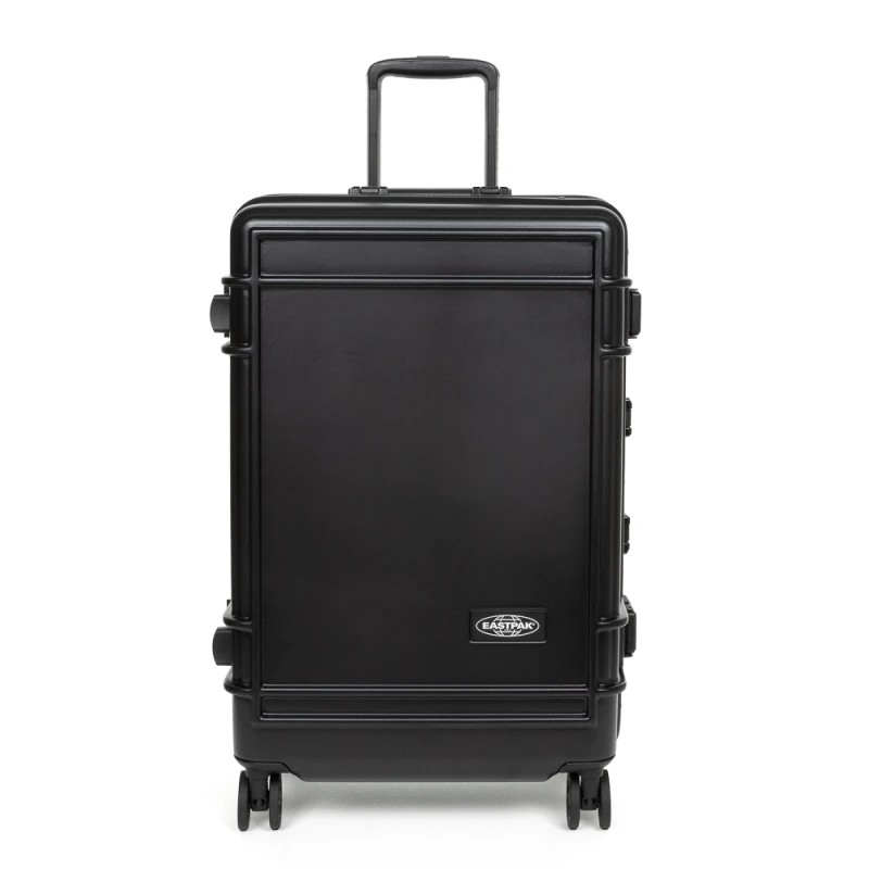 Image of Eastpak Medium Trolley Spinner Suitcase - Resist'r Medium Trolley Spinner Suitcase - Resist'r - 68.5(h) x44.5(w) x 27(d) cm - Black - Ek0a5bjf008 Blac