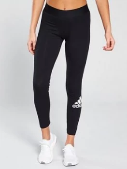 Image of adidas Badge Of Sport Tight - Black, Size 2Xs, Women