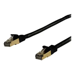 Image of 5m Black CAT6a Ethernet RJ45 STP Cable