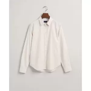 Image of Gant Regular Broadcloth Shirt - Beige