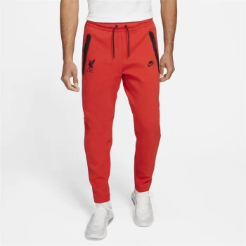 Image of Nike Liverpool Tech Track Pants 2021 2022 - Red