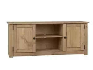 Image of Seconique Panama Waxed Pine 2 Door TV Cabinet