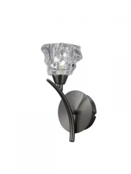 Image of Wall Lamp Switched 1 Light G9, Satin Nickel