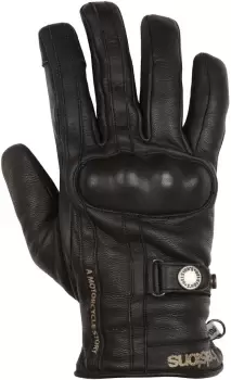 Image of Helstons Burton Hiver Leather Black T9