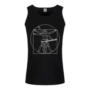 Image of Grindstore Mens Da Vinci Rocker Vest Top (M) (Black)