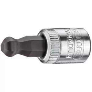 Image of Gedore Screwdriver bit socket 1/4" ball-end in-hex 5 mm