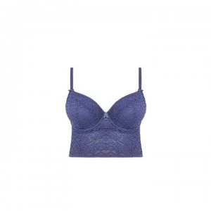 Image of Freya Soiree Lace Underwired Bralette - DEN Blue