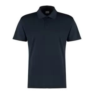 Image of Kustom Kit Mens Cooltex Plus Micro Mesh Polo Shirt (L) (Navy)