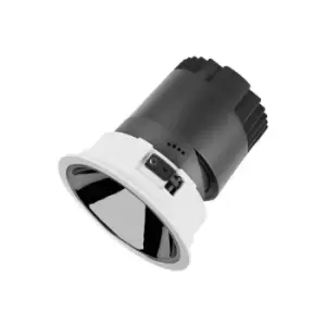 Image of Integral Accentpro LED Downlight 36 Deg Beam 120mm Cutout 30 Deg Tiltable 355 Deg Rotatable 25W 1725LM 66LM/W 3000K Silver Round