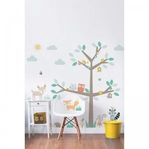 Image of Woodland Tree and Friends Large Character Sticker