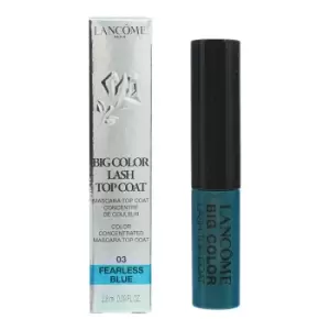 Image of Lancome Big Color #03 Fearless Blue Top Coat Mascara 2.8g