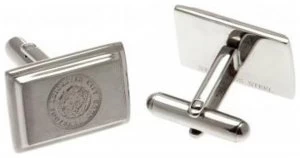 Image of Stainless Steel Leicester City Crest Cufflinks