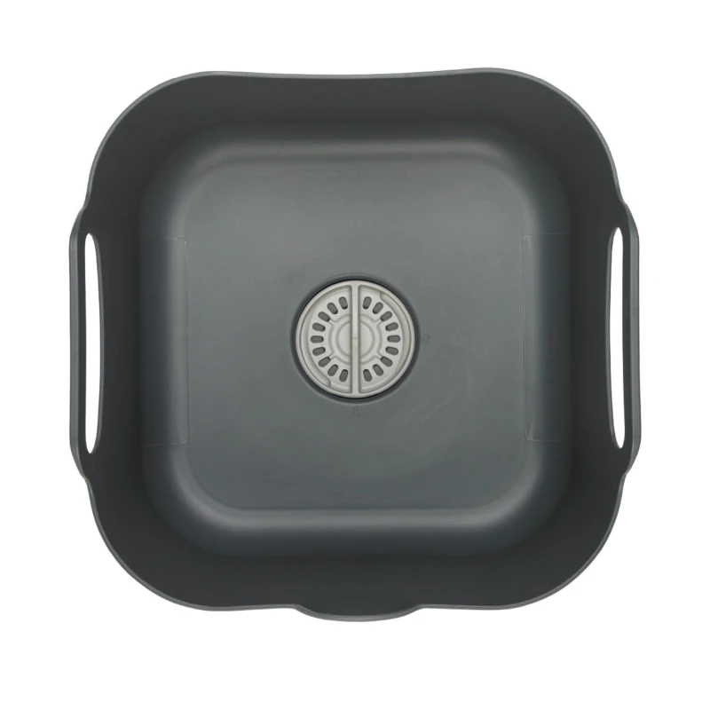 Image of ReBorn Recycled Functional Made In Britain 9 Litres Washing Up Bowl Dark Grey unisex