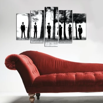 Image of 5M-1 Multicolor Decorative MDF Painting (5 Pieces)