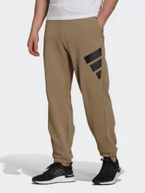 Image of adidas Sportswear Future Icons Logo Graphic Joggers, Grey, Size L, Men