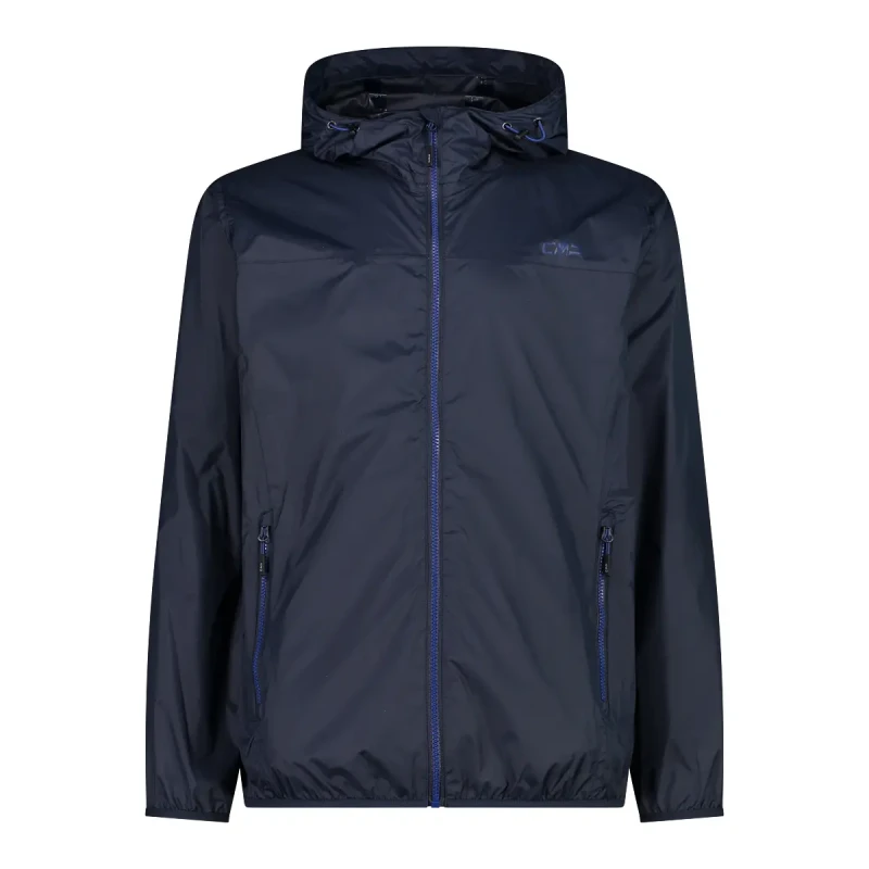 Image of Waterproof hooded jacket CMP Bleu Male 50