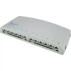 Image of Telegaertner J02022A0052 12 ports Network patch panel CAT 6A 1 U