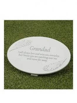 Image of Thoughts Of You Resin Memorial Plaque - Grandad