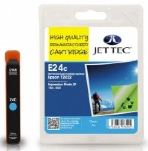 Image of JetTec Epson Elephant T2422 Cyan Ink Cartridge