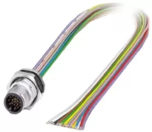Image of Phoenix Contact Sacc-Dsi-M12Ms-17Con-M16/0,5 Cable Assy, 0.5M, M12, 17 Way, Plug