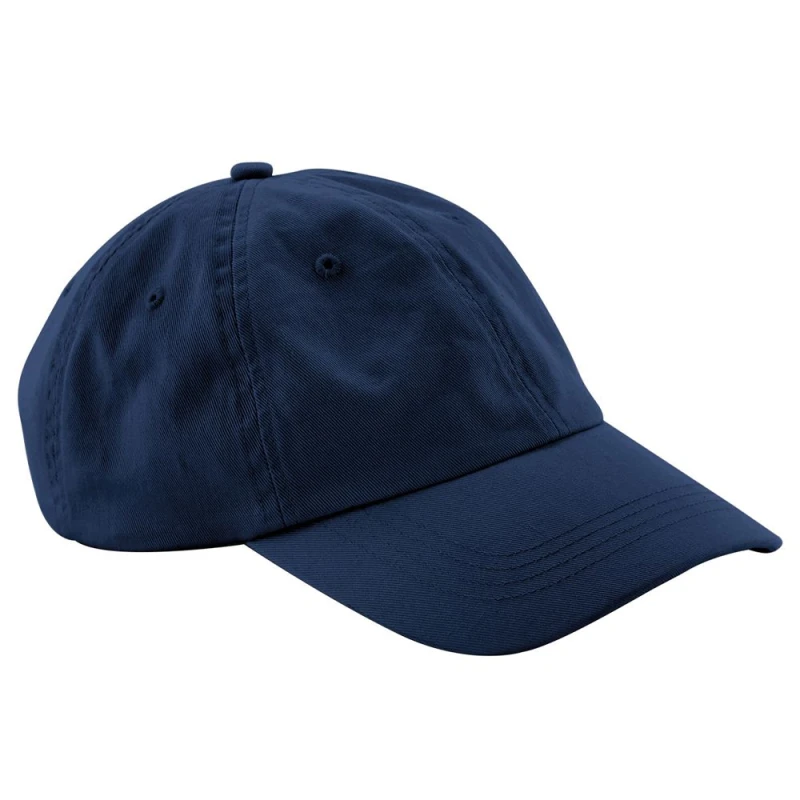 Image of Beechfield Baseball Cap in Navy Navy Unisex One Size
