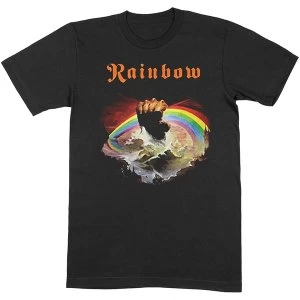 Image of Rainbow - Rising Unisex Medium T-Shirt - Black