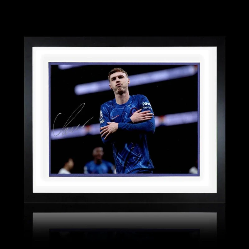 Image of The Fan Cave Cole Palmer Signed Chelsea 24/25 Image Deluxe Moun Blue unisex 550mm x 45