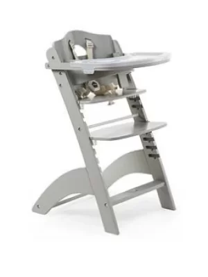Image of Childhome Lambda 3 Stone Grey Highchair +Tray Cover