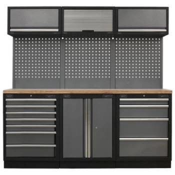 Image of Sealey APMSSTACK07W Modular Storage System Combo - Pressed Wood Wo...