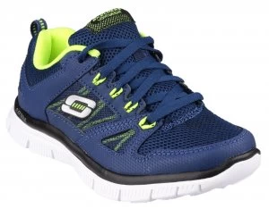 Image of Skechers Flex Advantage Kids Trainers Blue