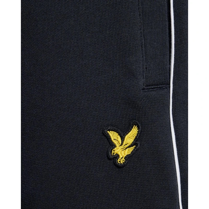 Image of Lyle and Scott Mens Open Hem Woven Tracksuit Joggers Open Hem Woven Tracksuit Bottoms M Blue 49000618390