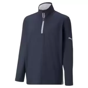 Image of Puma Gamer quarter Zip Top Junior Boys - Blue