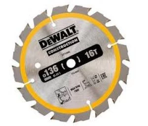 Image of DEWALT Construction Circular Saw Blade 136mm 16T 10mm