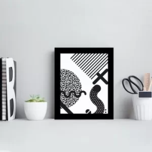 Image of SCT-042 Multicolor Decorative Framed MDF Painting