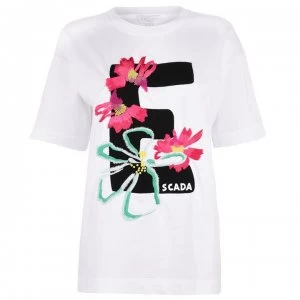 Image of Escada Embroidered Logo T-Shirt - A100