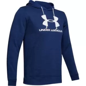 Image of Under Armour Sport Style Terry Hoodie Mens - Blue
