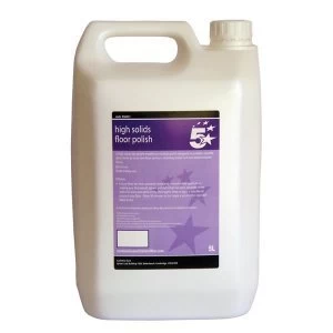 Image of 5 Star Facilities 5 Litre High Solids Floor Polish