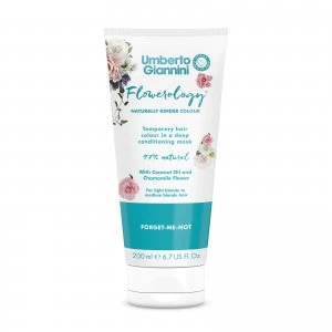 Image of Umberto Giannini Flowerology Colour Mask - Forget-Me-Not 195ml