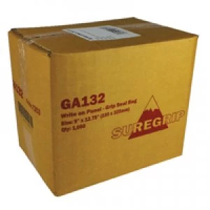 Image of Ambassador Write-on Minigrip Bag 230x325mm Pack of 1000 GA-132