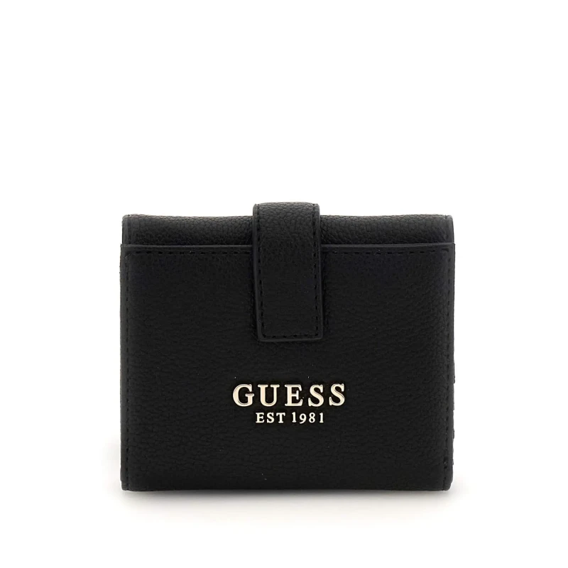 Image of Guess Womens small trifold wallet Guess Laurel II Beige Female TU