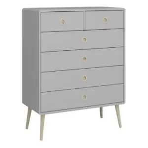 Image of Softline Bedroom Softline 2 + 4 Chest Grey