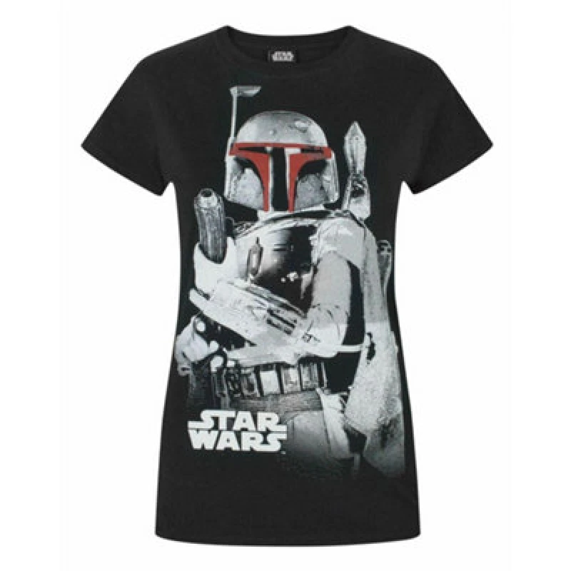 Image of (Large) Star Wars Short Sleeved T-Shirt (Womens Black)