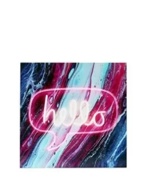 Image of ARTHOUSE Hello Gloss Canvas, Multi