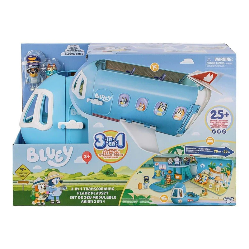 Image of Bluey Holiday S11 3-In-1 Airplane